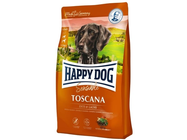 Happy Dog Sensible Toscana, Adult (animal), Alla raser, Medium (11 - 25 kg), 4 kg, Glutenfri