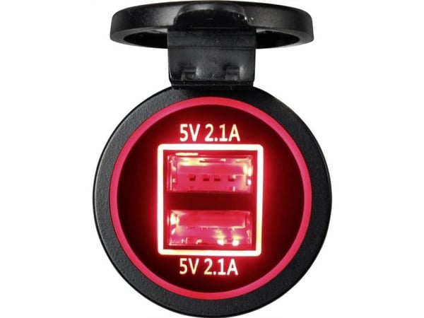 Conrad TC-9070412, Sisätila, AC, 5 V, Musta