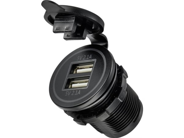 Conrad TC-9070412, Sisätila, AC, 5 V, Musta