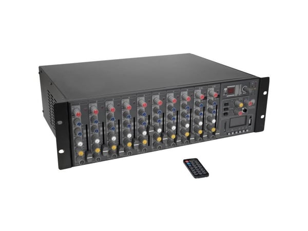 Omnitronic RM-1422FXA, Bluetooth, jalusta-asennus, 115 W, musta
