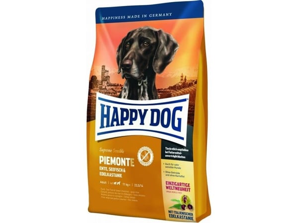 Happy Dog Sensible Piemonte, Vuxen, Alla raser, Deep-sea fish, Anka, 10 kg, Glutenfri