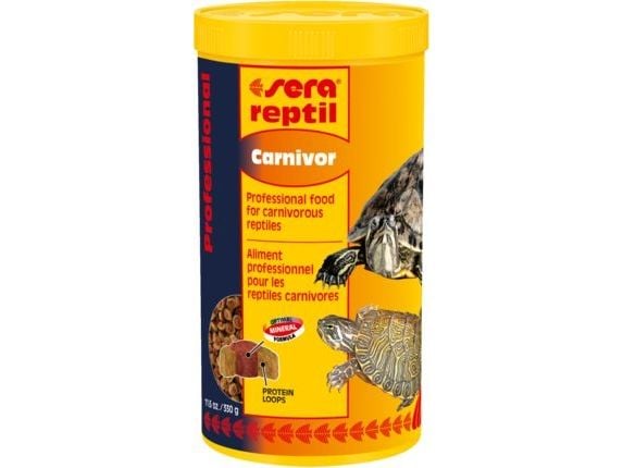 sera Professional Carnivor Nature, Grønn iguan, Planteetende reptil, Skilpadde, Universell, 1000 ml, 310 g