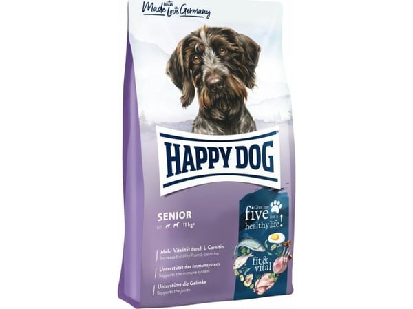Happy Dog fit&vital Senior, Senior, Medium (11 - 25 kg), Lamm, Höns, Lax, 4 kg