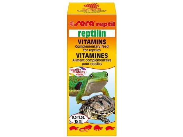 sera Reptilin, Sköldpadda, Vätska, Benhälsa, Allmän hälsa, Hud och päls, Universal, Vitamin A, Vitamin B1, Vitamin B12, Vitamin B2, Vitamin B6, Vit...