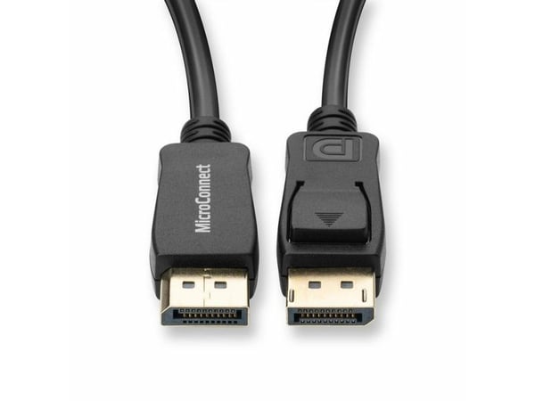 MicroConnect - DisplayPort-kabel - DisplayPort (M) festet til DisplayPort (M) festet - DisplayPort 1.2 - 2 m - støtter 4K 60 Hz (4096 x 2160) - Svart
