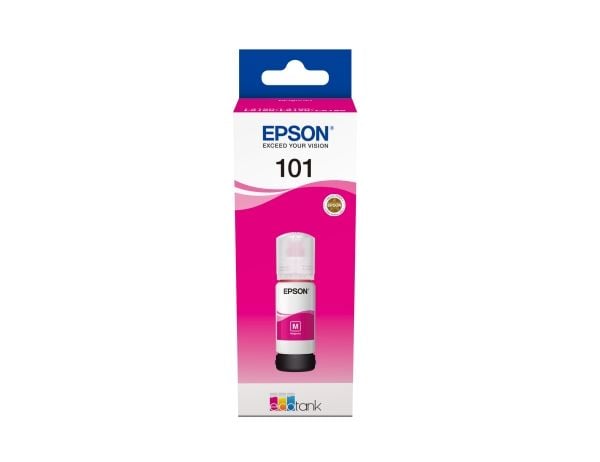 Epson 101 - 70 ml - magenta - alkuperäinen - blækbeholder - Epson L4260, L4266, L6190, L6260, L6270, L6276, L6290; EcoTank L14150, L6290; EcoTank L...
