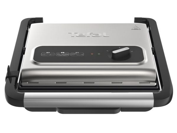 Tefal Inicio GC242D el-grill – svart/stål – 2000 W – non-stick – 740 cm²