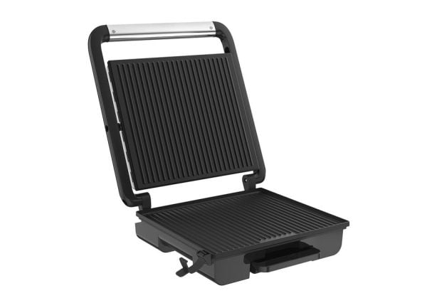 Tefal Inicio GC242D el-grill – svart/stål – 2000 W – non-stick – 740 cm²