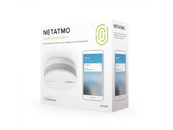 Netatmo NSA-DE, Valosähköanturi, Valkoinen, 85 dB, Pintakiinnitys, Muovi, Vaaka