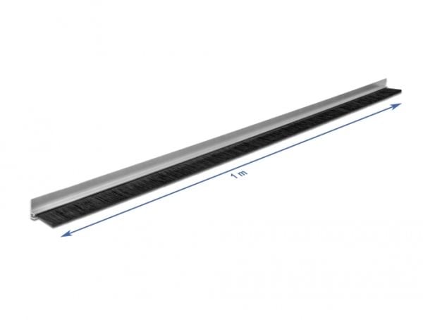 DeLOCK 66652, Sort, Aluminium, Plast, Rektangulær, 1000 mm, 40 mm, China