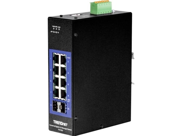 TRENDnet TI-G102i managed industriell Ethernet-switch TRENDnet TI-G102i managed industriell Ethernet-switch