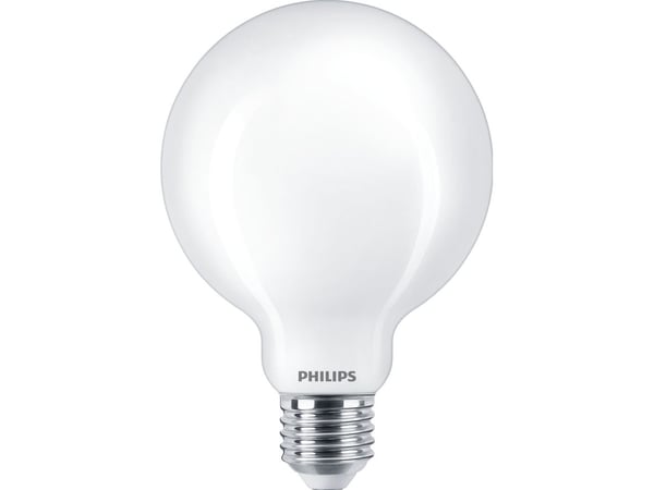 Philips - LED-lyspære - form: G93 - mattslipt finish - E27 - 7 W (ekvivalent 60 W) - klasse E - varmt hvitt lys - 2700 K