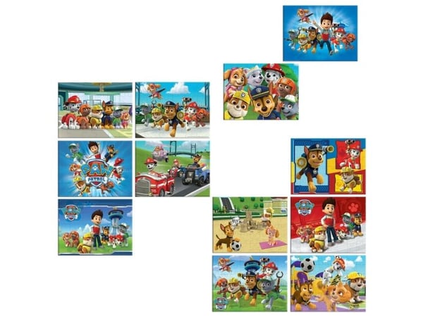 Paw Patrol 12 in 1 palapelit