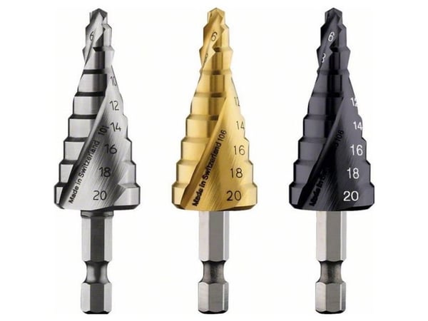 Bosch Accessories 2608587433 HSS-stegborr total längd 70,5 mm TiN 1/4 (6,3 mm) 1 st