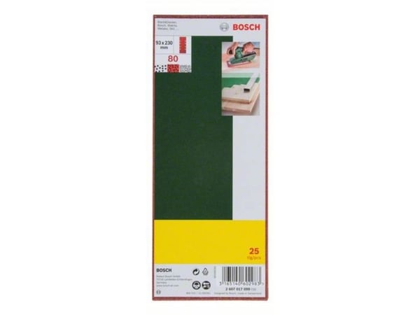 Bosch SLIBEBLAD 93X230MM K80 8H 25 STK PL