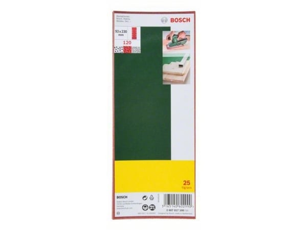 Bosch SLIBEBLAD 93X230MM K120 8H 25 STK PL