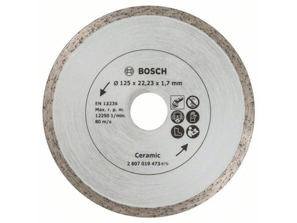 Bosch - Diamantskjæreplate - for keramisk - 125 mm - for UniversalGrind 18V-75