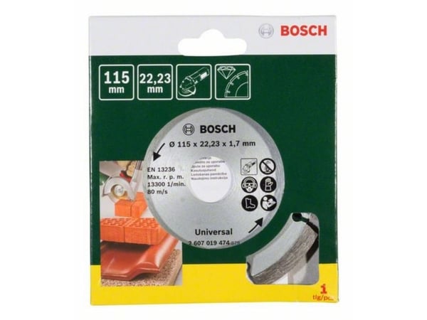 Bosch-tarvikkeet 2607019474 Timanttinen leikkuukiekko 1 kpl
