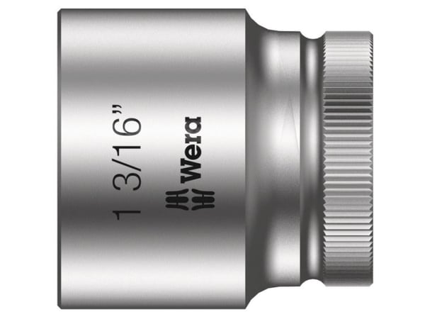 Wera 05003634001, Stikkontakt, 1/2", Imperisk, 1 hoder, 1-3/16", Kromvanadiumstål