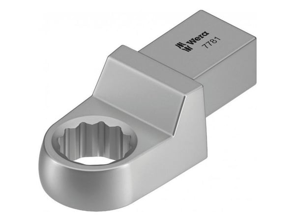 Wera 7781, Torque wrench end fitting, Sølv, 16 mm, 1 stykker, Chromium-Vanadium Steel (Cr-V), 2,8 cm