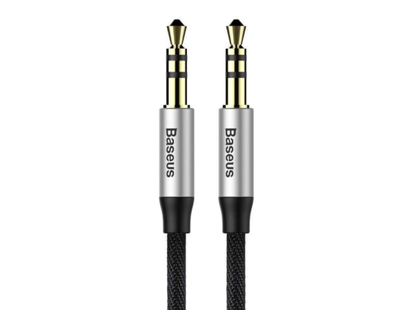 Baseus CAM30BS1, 3.5mm, Uros, 3.5mm, Uros, 1 m, Musta, Hopea