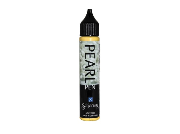 Schjerning Pearl Pen, Gult, Væske, 3D effekt, 28 ml, 1 stykker