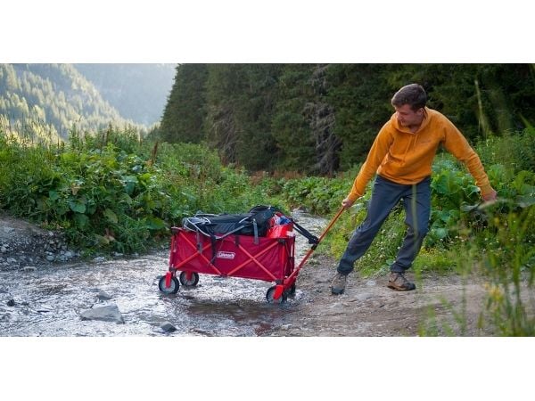 Coleman 2000035214, Rød, Polyester, Stål, 85 kg, 1060 mm, 530 mm