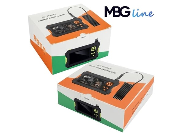 MBG Line Duo Endoskop-inspektionskamera 9 LED 2x Full HD 10m