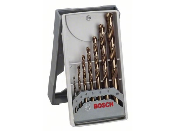 Bosch Mini X Line HSS-Co metallborrsats, 7 delar