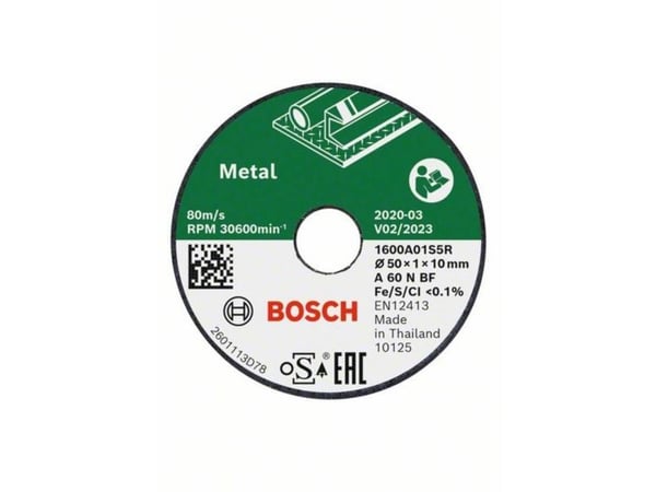 Bosch LEIKKURI TERÄ A60N BF 50X1X10MM 3KPL 3KPL
