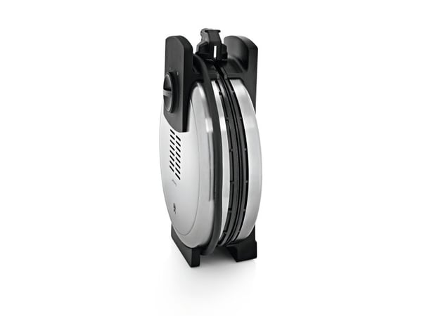 WMF Lono 04.1521.0011, 5 vafler, Hjerte (form), Sort, Kromfarget, 900 W, 220-240 V, 50 - 60 Hz
