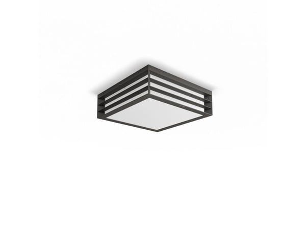 Philips myGarden Moonshine-taklampe, 28 W, E27, ingen pære, Vegglys, Antrasitt, Metall, IP44, Hage, Terrasse, II