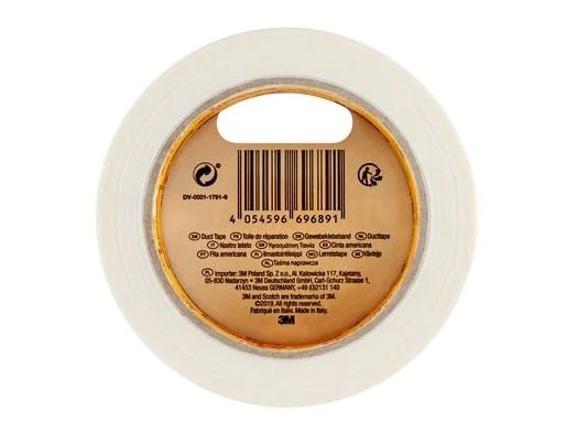 3M Universal, Valkoinen, Niputus, Kiinnittävä, Suojaava, Korjaus, Tiivistävä, 25 m, 48 mm