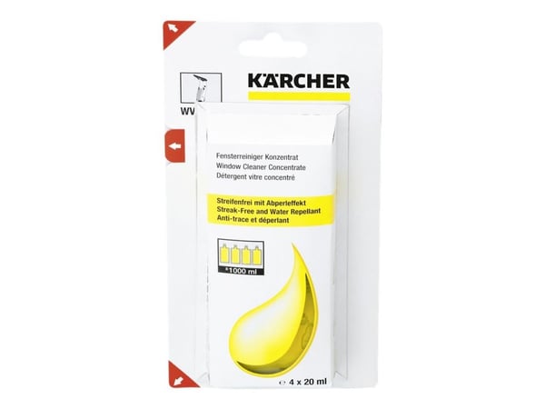 Kärcher WV 50 koncentreret vinduesrens, 4 x 20ml