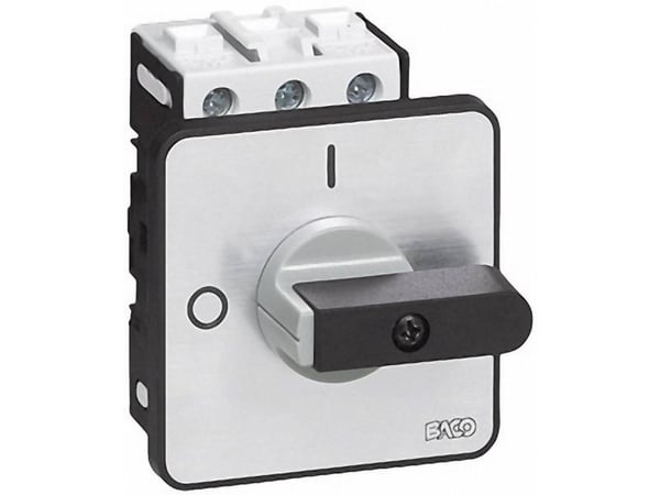 BACO BA174002 Lastafbryder 25 A 1 x 90 ° Grå, Sort 1 stk