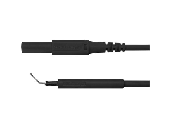Schützinger AL 8322 / ZPK / 1 / 100 / SW Adapterledning Stik 4 mm Testspids Sort 1 kpl