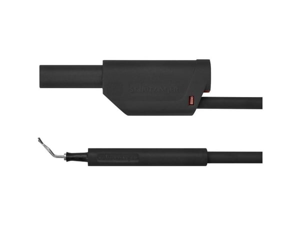 Schützinger AL 8321 / ZPK / 1 / 100 / SW adapterkabel [4 mm kontakt - testspets] svart, 1 st