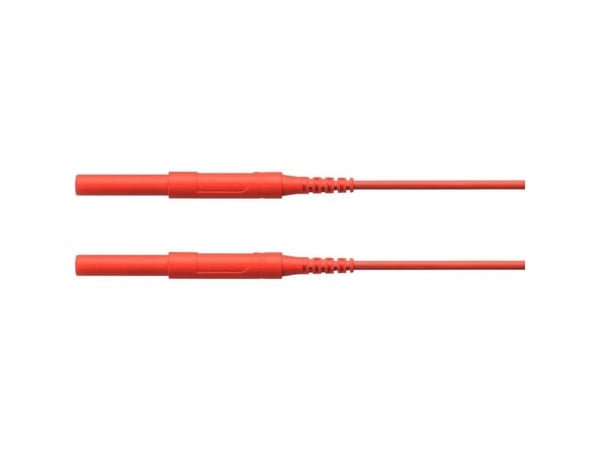 Schützinger HSPL 8568 / AWG16 / 200 / RT säkerhetstestkabel [4 mm banan - 4 mm banan] röd 1 st