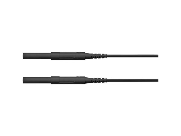 Schützinger HSPL 8568 / AWG16 / 200 / SW säkerhetsprovsledn. [kontakt 4 mm - kontakt 4 mm] svart 1 st