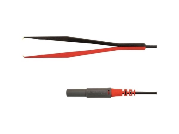 Schützinger KML 7848 Au / PZ / 150 / RT Prøveledning [Stik 4 mm - Kelvin-klemme] Rød 1 stk