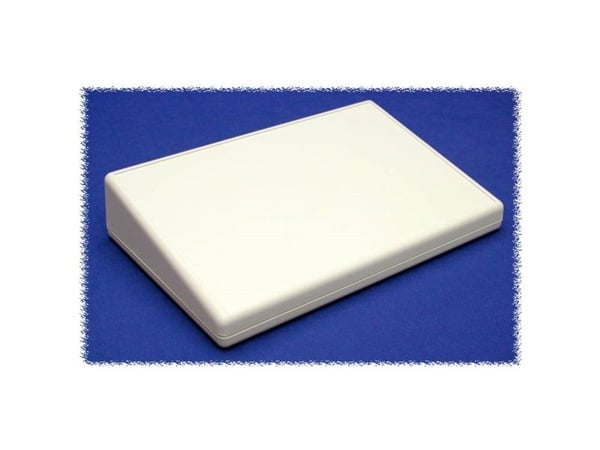 Hammond Electronics 1599KTSGY pultkabinett (L x B x H) 220 x 140 x 46 mm ABS grå 1 stk