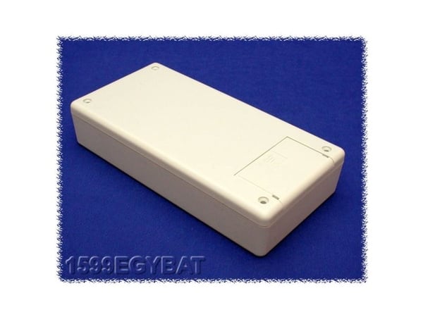 Hammond Electronics 1599EGYBAT handhölje 170 x 85 x 34 ABS grå 1 st