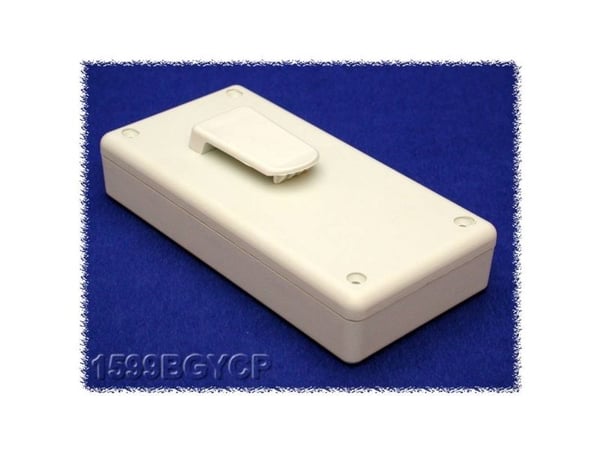 Hammond Electronics 1599BGYCP handkapsel 130 x 65 x 25 ABS grå - 1 st