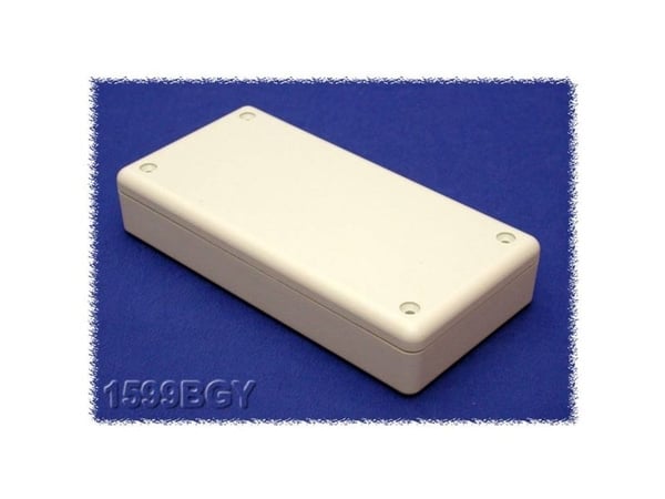 Hammond Electronics 1599BGY handhölje 130 x 65 x 25 ABS grå 1 st