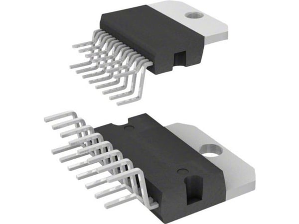 STMicroelectronics L298HN PMIC - full- och halfbryggdrivare, induktiv bipolar Multiwatt-15