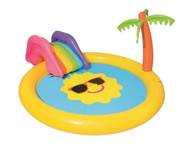 Bestway 53071, 225 l, Rund, 2 år, Vinyl, Flerfarget