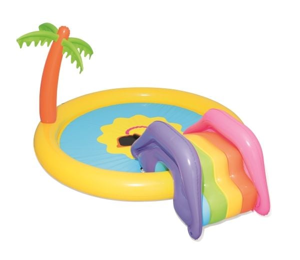 Bestway 53071, 225 l, Rund, 2 år, Vinyl, Flerfarget