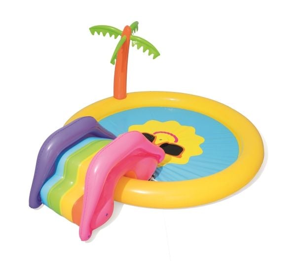 Bestway 53071, 225 l, Rund, 2 år, Vinyl, Flerfarget