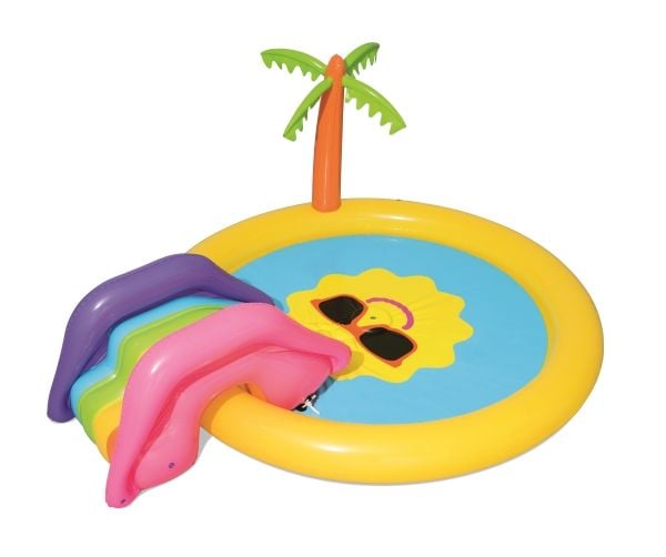 Bestway 53071, 225 l, Rund, 2 år, Vinyl, Flerfarget