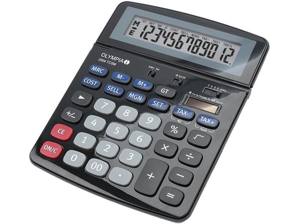 Olympia 2504 - Utskriftskalkulator - LCD